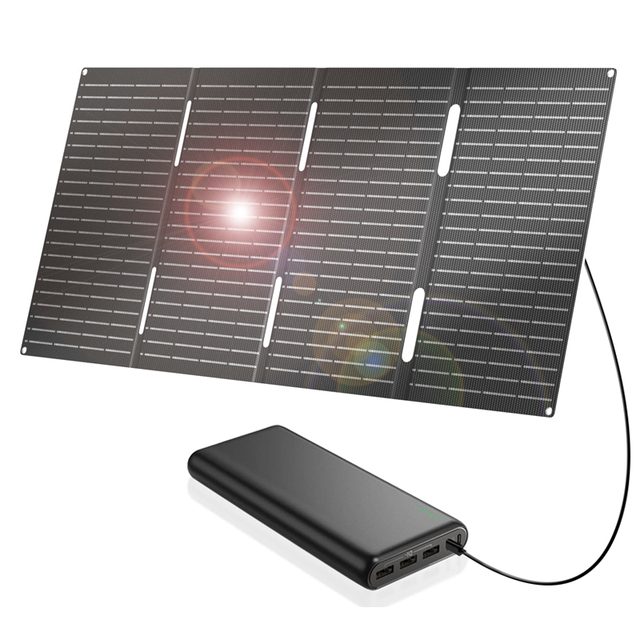 40W Portable Solar Panels Charger for Phone Laptop Power Station Outdoor Foldable Solar Panel 60W for Mobile Phone 10W 15W 60W