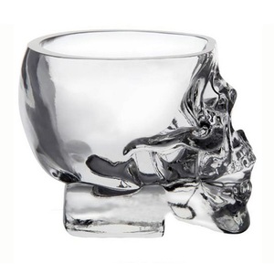 Vaso de <span class=keywords><strong>cristal</strong></span> con forma de <span class=keywords><strong>calavera</strong></span> para vino, vaso doble de <span class=keywords><strong>cristal</strong></span> para cerveza, whisky, Bar, S3, 3 tamaños - Product Image 3