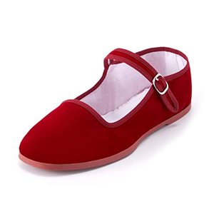 Zapatos Planos de Tela de Algodón para Mujer, con Correa, Casuales, Cómodos para Caminar, Suela Suave, para Toda Temporada - Product Image 1