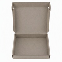 Boîte d'emballage de luxe en carton ondulé, personnalisable, avec fermeture à rabat latéral, logo et dimensions sur mesure, réductions pour les commandes en gros