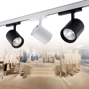 160lm/W siêu sáng theo dõi duy nhất dẫn nhôm đường sắt hệ thống chiếu sáng 45W Đèn trần nhà bếp - Product Image 1