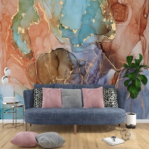 <span class=keywords><strong>Peinture</strong></span> murale en marbre coloré, fond abstrait, <span class=keywords><strong>papier</strong></span> <span class=keywords><strong>peint</strong></span> pour salon - Product Image 1