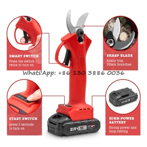 Offre Spéciale nouveaux sécateurs de jardin outils 4Ah Rechargeable sans fil <span class=keywords><strong>branche</strong></span> épaisse Lithium-ion ciseaux sécateur électrique cisailles - Product Image 5