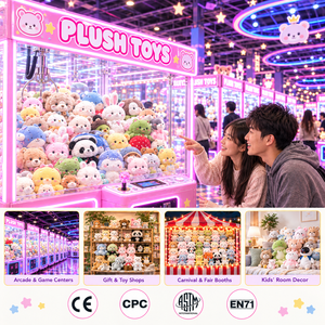 ตุ๊กตาดาวเดือนสำหรับรางวัลเครนเกม ธีมฝัน ของเล่นตุ๊กตาสำหรับงานปาร์ตี้ สถานบันเทิง และจัดแสดงของขวัญ - Product Image 3