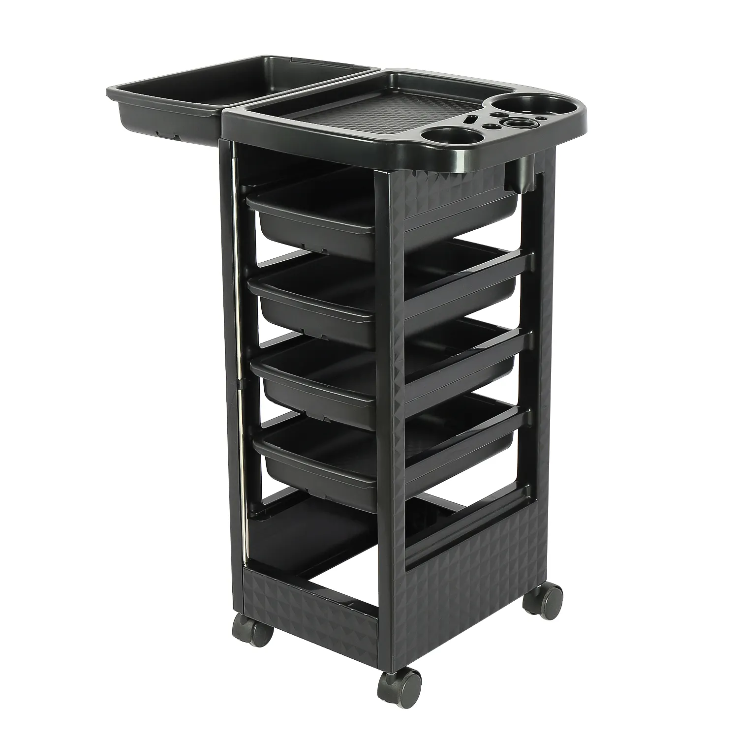 Personal Assistant Trolley Hairdressing Beauty Salon Rolling Auxiliary Cart with 2 inch wheels