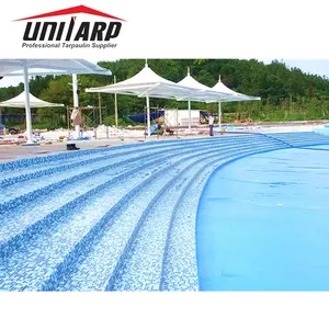 Fábrica al por mayor antideslizante impermeable impresión PVC piscina Liner vinilo lonas