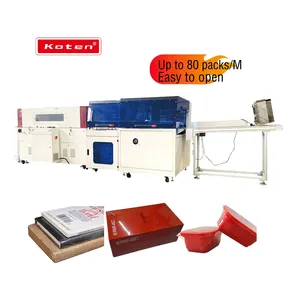 Auto Stack Pack Box Heat Shrink Wrap Machine