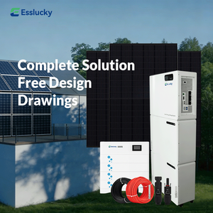 Sistema Solar Híbrido de 10kW con Batería de 48V 200Ah para Respaldo Doméstico - Product Image 6
