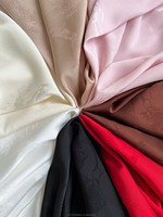 Tissu satiné en polyester tissé jacquard extensible, résistant aux plis, doux, à motifs floraux, de qualité supérieure, pour femmes et filles, Abaya, Hijab, Burqa, Châle, Pine