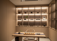 Éclairage d'Armoire pour Vitrine, Bibliothèque, Éclairage Sous Armoire, Lumière LED à Double Émission Latérale YBLCFG-23