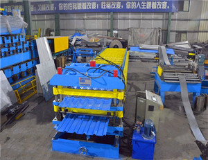 Dingbo Hot nhà máy trực tiếp bán hai lớp lợp ngói Máy làm PLC động cơ động cơ tiết kiệm năng lượng tráng men ngói CuộN - Product Image 3