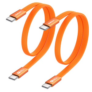 SUNGUY Nylon Braided USB C <b>Cable</b>,60W 3A Fast Charging Data <b>Cable</b>, USB <b>Cable</b>, chargeur de téléphone for EU Market - Product Image 1
