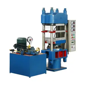 full automatic rubber twin vulcanizing press machine equipment