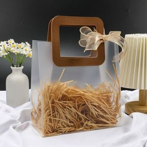 Sacchetto regalo trasparente smerigliato per feste di compleanno impermeabile sacchetti regalo per raffica - Product Image 3