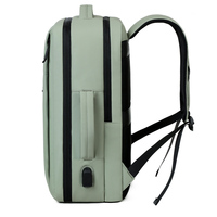Tas Laptop Bisnis Grosir Anti Air 15.6 Inch Ransel Komputer Dengan Port Pengisian Daya USB Logo Kustom Ransel Perjalanan untuk Pria