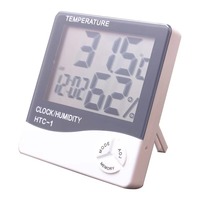 Termómetro e Higrómetro Digital LCD de Bajo Voltaje y Alta Precisión con Interfaz USB, Material Plástico, Personalización OEM/ODM