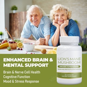 Vitahealthy OEM/ODM Cápsulas de Melena de León Más Vendidas Suplemento Dietético Orgánico de Superverdes para la Salud Cerebral de Adultos - Product Image 6