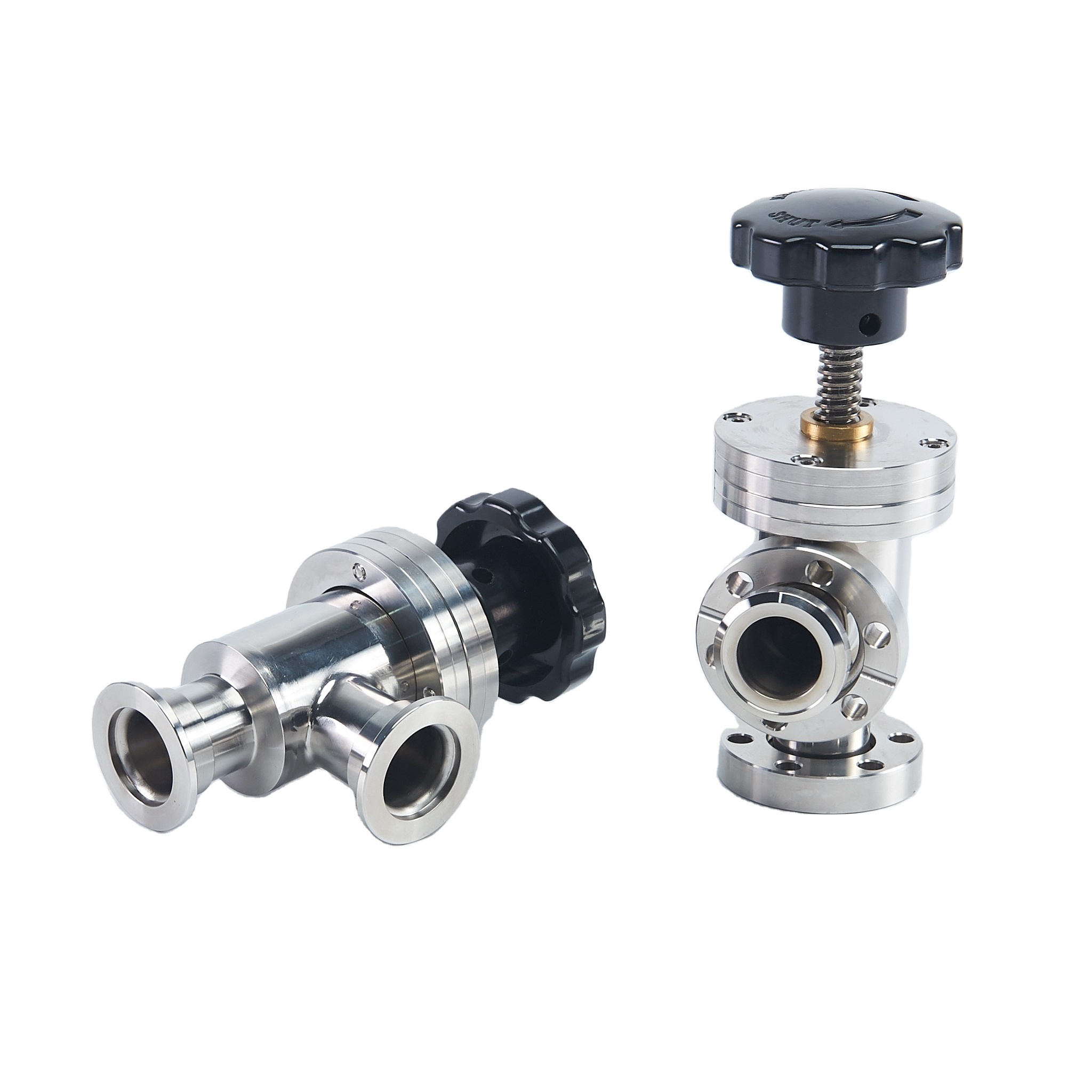 KF Vacuum Manual Baffle Valve KF Vacuum Pneumatic Baffle Valve GDQ25 Vacuum Valve