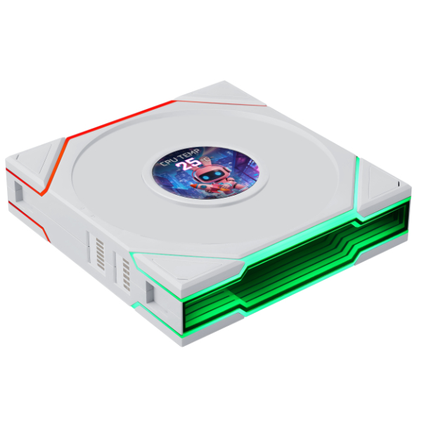 New Arrival UNI FAN TL LCD 120 FLEX 3Pin ARGB LED 120mm Modular Standard Blade Fan for Computer Case with Fluid Bearing Case Fan