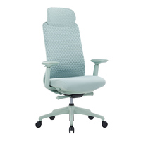 Chaise de bureau ergonomique de luxe pour personnel, chaise de bureau réglable avec support lombaire