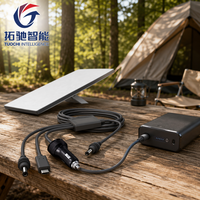 Cable 3 en 1 Premium para Starlink Mini, 10 Pies/3 Metros, USB-C DC, Cable de Alimentación Impermeable y Adaptador para Encendedor de Cigarrillos, Accesorios para Starlink Mini