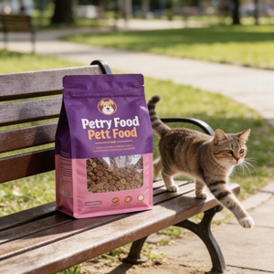 Confezione Personalizzata per Alimenti per Animali con Stampa Digitale, Sacchetto Doypack con Fondo Piatto e Cerniera Richiudibile, 1kg 1.5kg 2kg 5kg 10kg 10lb 15lb 20lb - Product Image 2