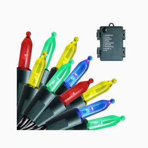 Guirlande <span class=keywords><strong>lumineuse</strong></span> <span class=keywords><strong>de</strong></span> <span class=keywords><strong>Noël</strong></span> Panjixin, 50 mini-lumières LED, 8 modes, fil vert, minuterie, pour arbre <span class=keywords><strong>de</strong></span> <span class=keywords><strong>Noël</strong></span>, <span class=keywords><strong>couronne</strong></span>, fête, intérieur/extérieur - Product Image 2