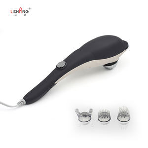 LICHANG todo el cuerpo músculos Shiatsu mano masajeador eléctrico vibración espalda tejido profundo percusión martillo palo hogar Oficina - Product Image 2