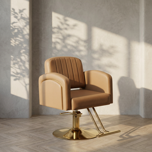 Silla de Estilismo Hidráulica Profesional de Alta Resistencia para Barbería, Carga Máxima 400 LBS, Muebles de Salón de Belleza de Lujo al por Mayor - Product Image 1