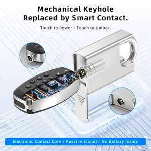 KENRONE <span class=keywords><strong>Cadenas</strong></span> <span class=keywords><strong>de</strong></span> boîte d'alimentation pour clé principale d'extérieur sans batterie pour entrepôt et armoire - Product Image 4