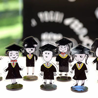 Support en acrylique personnalisé de haute qualité, populaire, transparent, pour décoration de bureau, figurine mignonne d'anime et de dessin animé