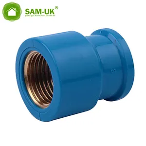 Factory production plastic pipes and fittings female socket with brass female threaded copper pipe fittings