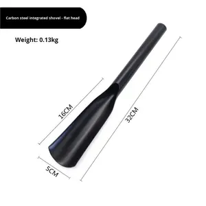 Petite pelle monolithique en acier au carbone pour le jardinage, la plantation de fleurs, le déchaumage du sol, la désherbage des légumes sauvages, l'utilisation domestique - Product Image 3