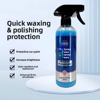Agente de Recubrimiento Rápido para Autos, Spray de Recubrimiento de Pintura con Nanocristales, Spray de Cera para Autos B5, Potenciador de Brillo y Repelente al Agua