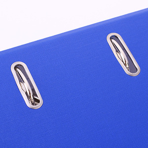 Dossier à clip rapide Qixin A108N 3 pouces, noir, bleu, impression sur plastification opaque - Product Image 4