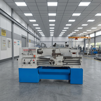 Tour à métaux horizontal CNC Yade de haute qualité, modèle C6136*1000, pour travaux légers, 4 stations d'outils, vitesse de broche 25-1600 tr/min, garantie 1 an
