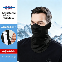 Masque de ski personnalisé en polaire chaude respirante, coupe-vent et épaissi, cache-tête et cache-cou pour activités de plein air et cyclisme hivernal