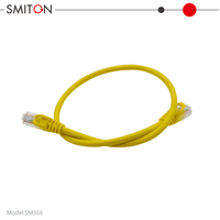 Câble de raccordement réseau UTP Cat6, connecteur RJ45, câble Ethernet, gaine en PVC, 23AWG