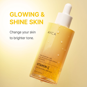 Sérum Visage Éclaircissant AVCA Vitamine C Niacinamide 100ml Correcteur de Taches Brunes Unifiant le Teint Complexe Antioxydant Soin Quotidien pour la Peau - Product Image 2