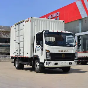 Camion léger SINOTRUK HOWO 5 tonnes LHD cargo van truck à vendre