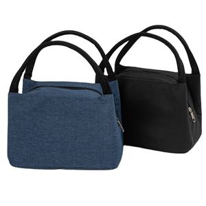 इन्सुलेट लंच टोटे बैग पुनः प्रयोज्य पोर्टेबल हैंडहेल्ड थर्मल लंच बैग दैनिक उपयोग के लिए कूलर उच्च गुणवत्ता वाले प्रचार लंच बैग - Product Image 1