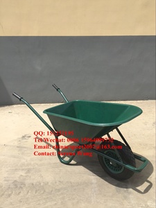 Carretilla de jardín de una sola rueda Popular de Alemania WB6414 con carretilla de plástico PU 4,00-8 - Product Image 4
