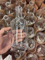 Botol Kaca Mini Berkualitas Tinggi untuk Vodka Whiskey Minuman Keras Parfum Aromaterapi dengan Sumbat Gabus 200ml 300ml 500ml 700ml