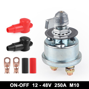 Interrupteur de déconnexion de batterie Cnspeed 12-48V 250A M10 marche/arrêt pour marine, camping, camping-car - Product Image 3