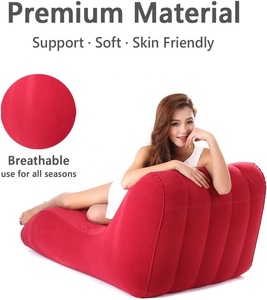 पोर्टेबल Inflatable गहरी स्थिति समर्थन स्थिति के लिए सोफे सोफे कुर्सी के लिए तकिया तकिया बिस्तर वयस्क प्रेमियों बिस्तर सोफे युगल खिलौना - Product Image 4