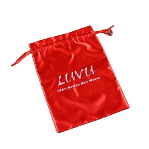 Luxury Silk Satin Cosmetic Makeup Organizer Shopping <b>Drawstring</b> Tarot Jewelry Gift Dust <b>Bag</b> with Custom Logo - Product Image 6
