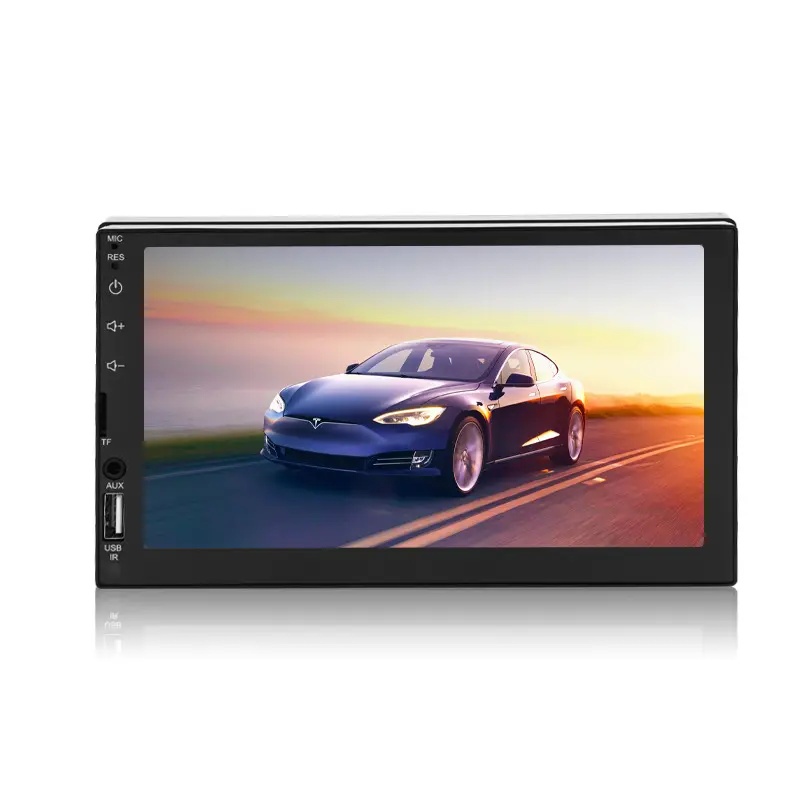 Autoradio 2 din 7 "HD Autoradio Multimédia Lecteur HD Full Touch Screen Auto Car Stereo MP5 Bluetooth USB TF FM 7023B