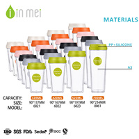 Gobelet à café portable unisexe en plastique double paroi, réutilisable, écologique, avec revêtement sûr pour boire directement, idéal pour la rentrée scolaire