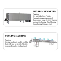 Machine extrudeuse automatique de morceaux de soja isolés, équipement de fabrication de viande de soja, ligne de traitement de protéines de soja texturées
