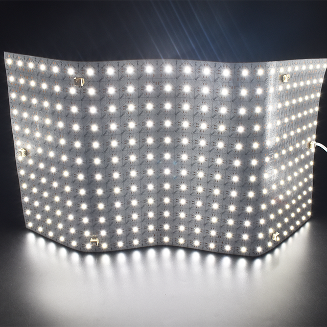 Ultra Thin Custom Size High Brightness Decorative Backlight Flexible SMD2835 LED Sheet Panel CRI 90/95 24W 288 LEDs Kitchen